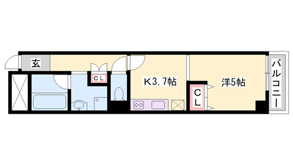 リゾティ城南の物件間取画像